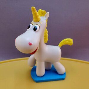 Disney Toy Story Buttercup Unicorn Pvc Figure Pink Heart Nostrils NWOP 2.5"